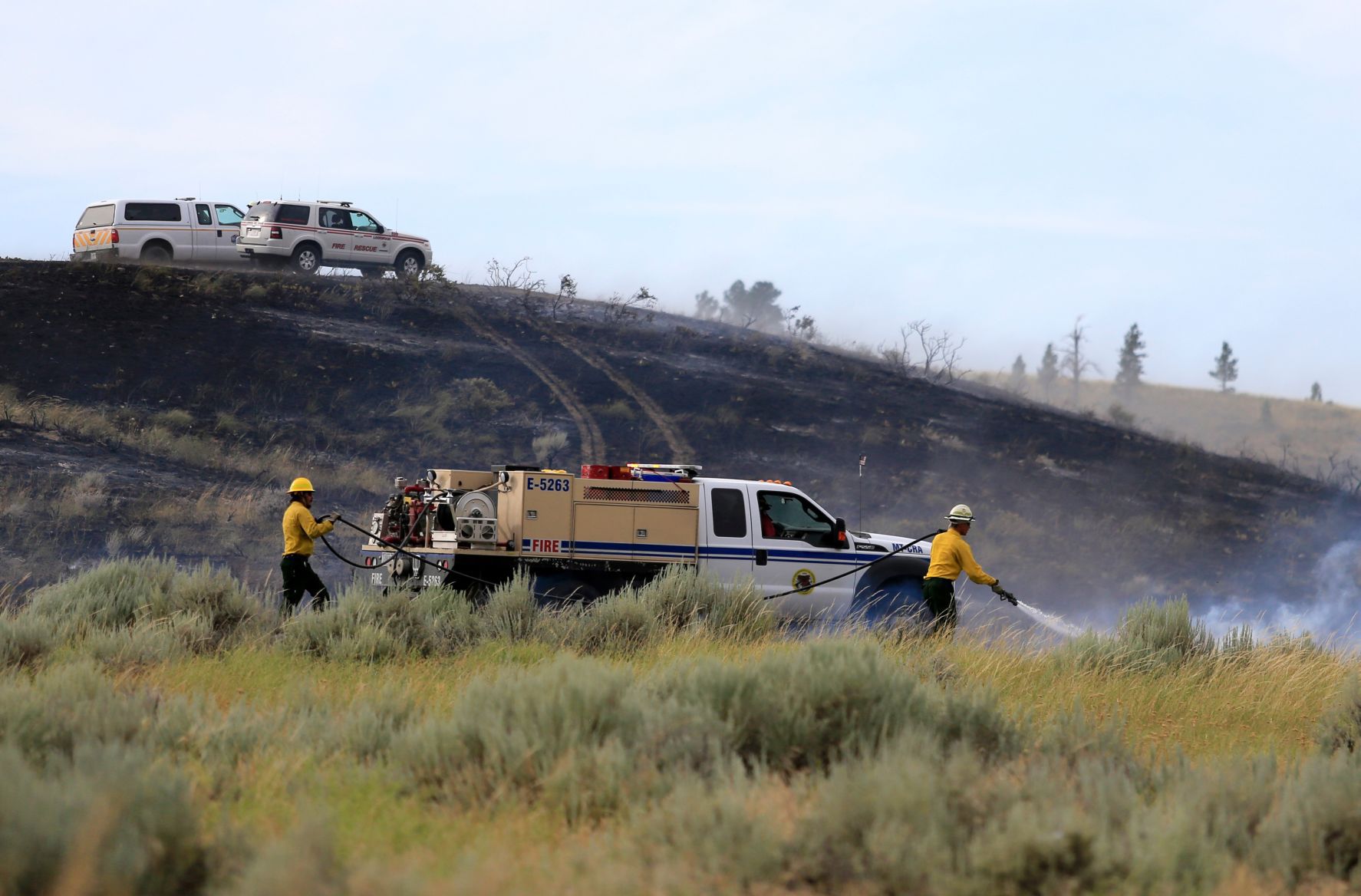 Sage brush fire